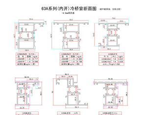63A系列(內(nèi)開)冷橋窗